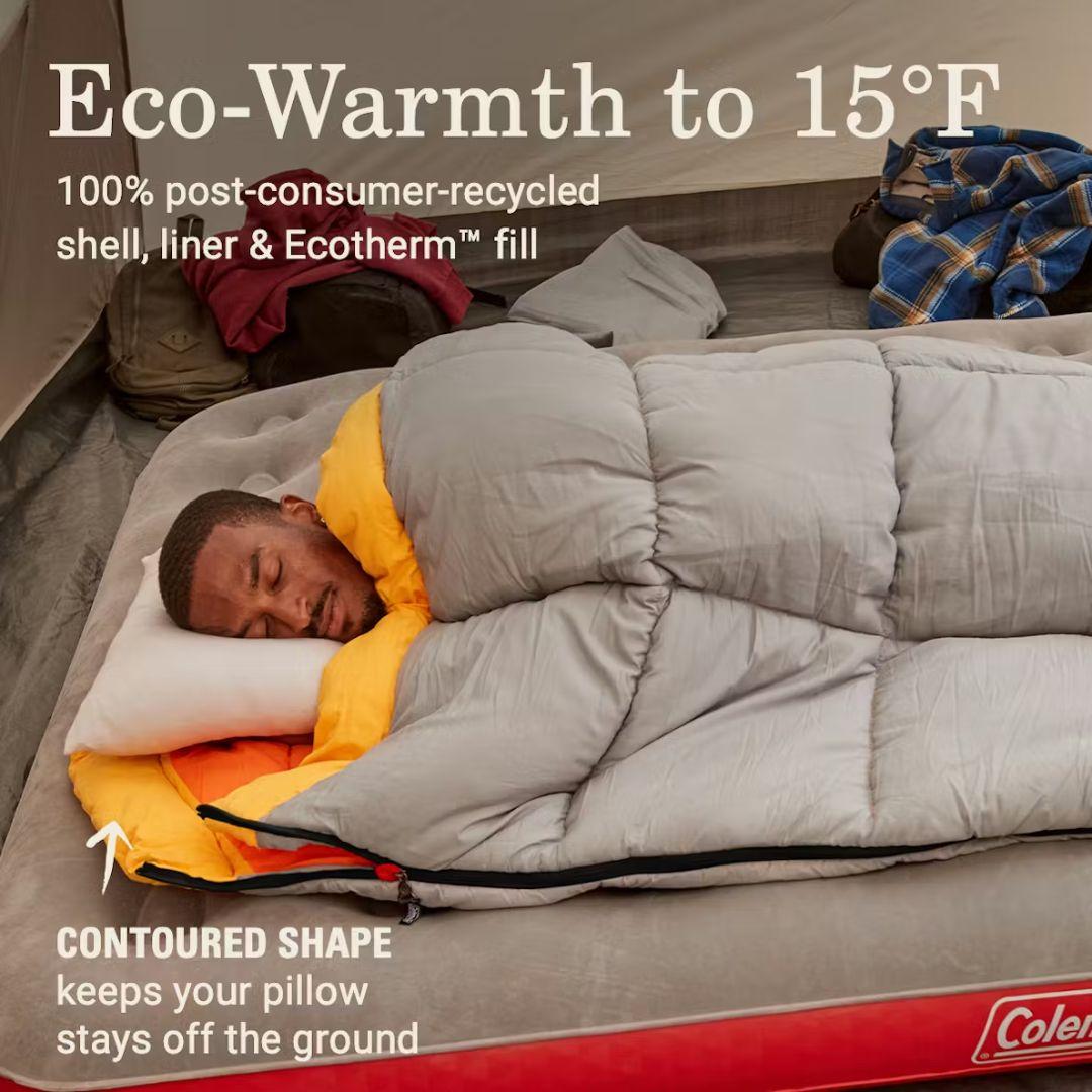 Coleman Arch Bay 15°F Big & Tall Sleeping Bag